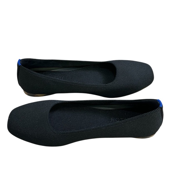 Rothy’s 8.5 Black The Max Square Flats - Picture 5 of 11